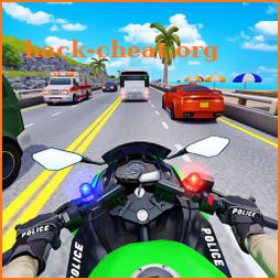 Police Moto Bike Highway Rider Traffic Racing Game icon