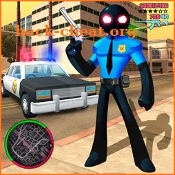 Police Stickman Rope Hero Strange Crime icon