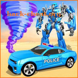 Police Tornado Robot icon
