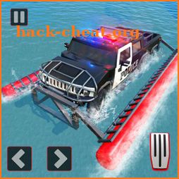 Police Truck Water Surfing Gangster Chase icon