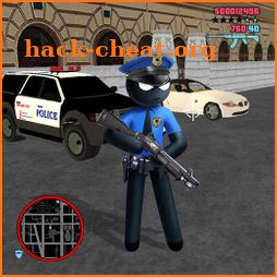 Police US Stickman Rope Hero Vegas Gangstar Crime icon