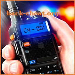 Police walkie-talkie radio sim icon