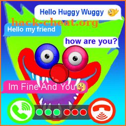 Poopy huggy wuggy fake call icon