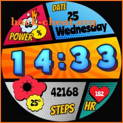 Pop Art Style Watch Face icon