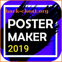 Poster Maker & designer Banner Flyer app 2019 free icon