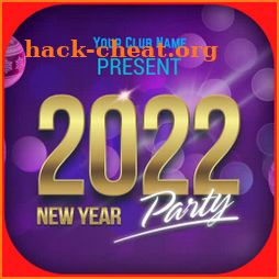 Poster New Year 2022 icon