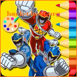 Power Ranger Coloring Book Games icon