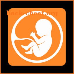 Pregnancy and childbirth calendar. Doula helper icon