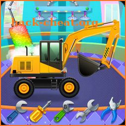 Preschool Kids Builder Truck Transport Repair Game icon