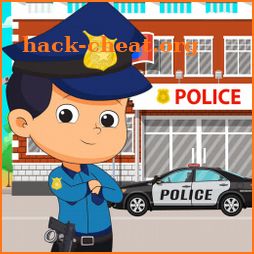 Pretend in Police Station: Fun Learning City icon