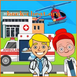 Pretend My City Hospital: Town Doctor Story Games icon