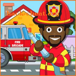 Pretend my Fire Station: Town Firefighter Life icon