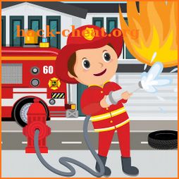 Pretend Play Fire Station: Town Firefighter Story icon