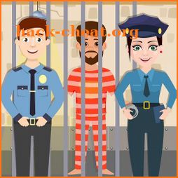 Pretend Play Police Officer Prison Escape Sim icon