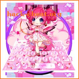 Pretty Cupid Girl Keyboard Theme icon