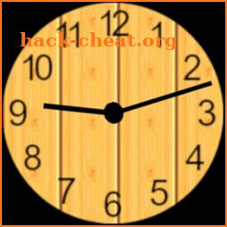 Pretty Wood Widget Clock icon