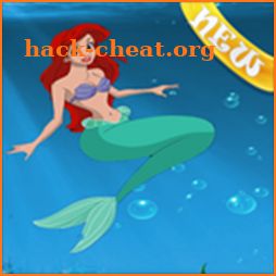 Princess Ariel Pink Dress Mermaid icon