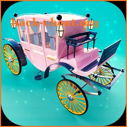 Princess Carriage: Design & Ride. Horse Games 2018 icon
