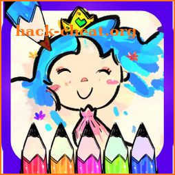 Princess Coloring Book - Coloring Pages for Girls icon