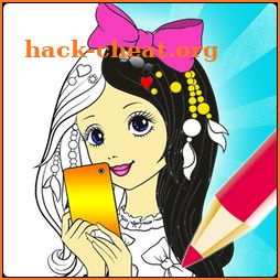 Princess Coloring Book Pages: Kids Coloring Games icon