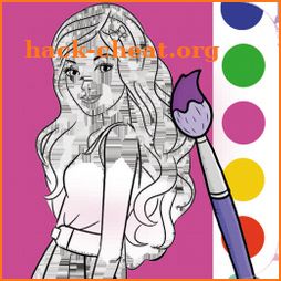 Princess Coloring Book - With Glitter and Color icon