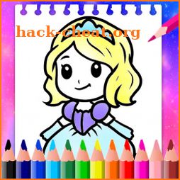 Princess Coloring For Girls icon