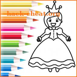 Princess Coloring Page game icon