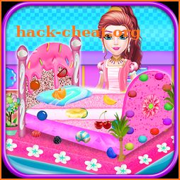 Princess Doll Bed Cake Maker Chef icon