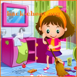 Princess Doll House Cleaning Game for Girls icon