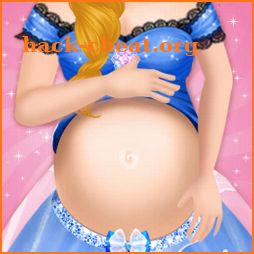 Princess first cry baby girl shower icon