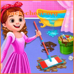 Princess House Cleaning - Dream Home Cleanup Game icon