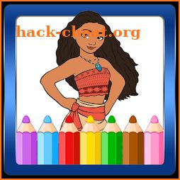 Princess Maona Coloring Book icon