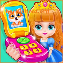 Princess toy phone icon