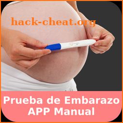 Prueba de embarazo app manual icon