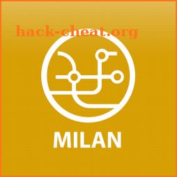 Public transport map Milan icon