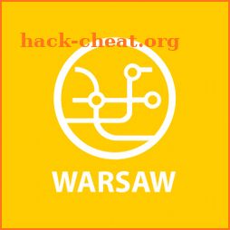 Public transport map Warsaw icon