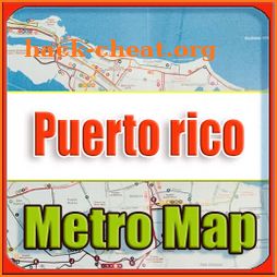 Puerto Rico Metro Map Offline icon