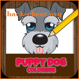 Puppy dog coloring - Cute puppies draw & paint icon