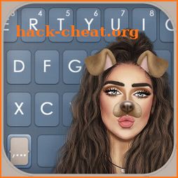 Puppy Filter Girl Keyboard Background icon
