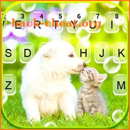 Puppy Kitty Love Keyboard Background icon
