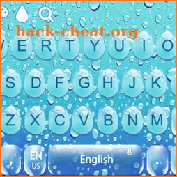 Pure Water droplets Keyboard Theme icon