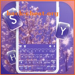 Purple Aesthetic Keyboard Background icon