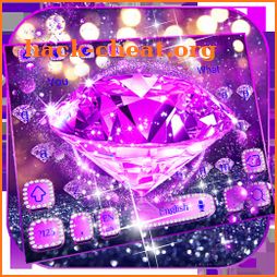 Purple Diamond Keyboard Theme icon