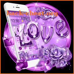 Purple Diamond Theme Love icon