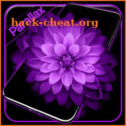 Purple Flower APUS live wallpaper icon