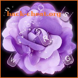 Purple Flower Keyboard icon