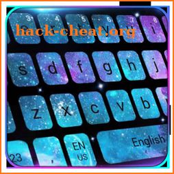 Purple Galaxy Keyboard icon