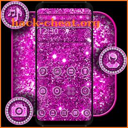 Purple Glitter Sparkling Theme icon