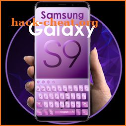 Purple Keyboard for Galaxy S9 icon