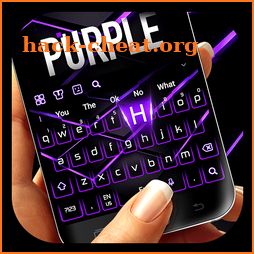 Purple Keyboard icon
